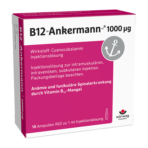 B12 ANKERMANN 1000 μg Injektionslösung Amp.