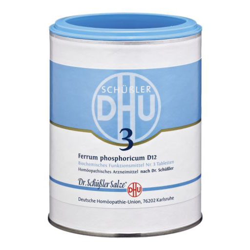 BIOCHEMIE DHU 3 Ferrum phosphoricum D 12 Tabletten