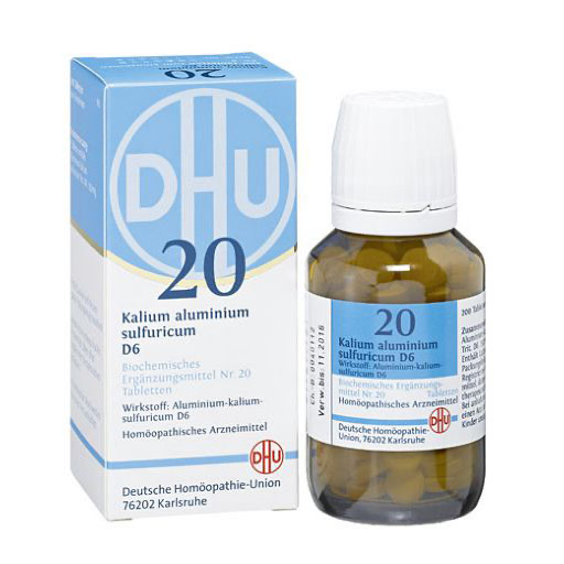 BIOCHEMIE DHU 20 Kalium alum.sulfur.D 6 Tabletten