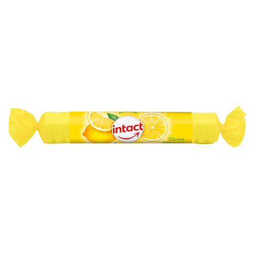 INTACT Traubenzucker Rolle Zitrone