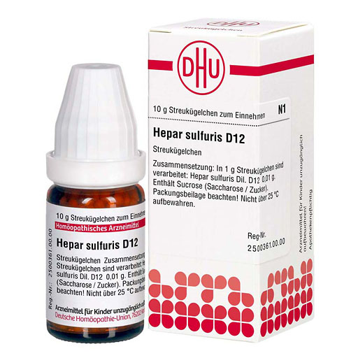 HEPAR SULFURIS D 12 Globuli