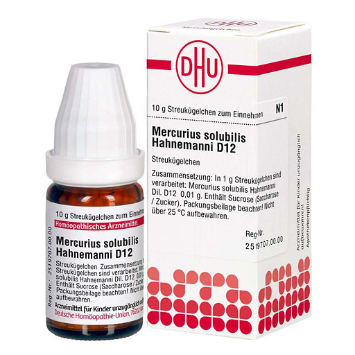 MERCURIUS SOLUBILIS Hahnemanni D 12 Globuli