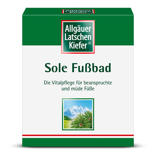 ALLGÄUER LATSCHENK. Sole Fußbad