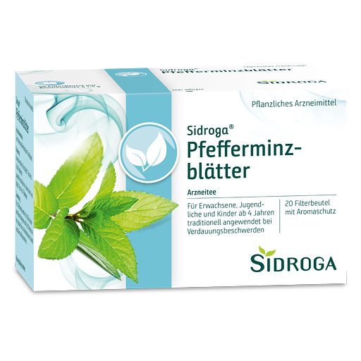SIDROGA Pfefferminzblätter Tee Filterbeutel