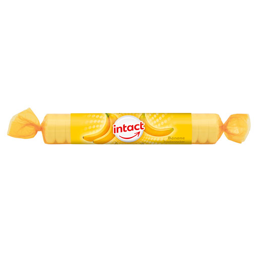 INTACT Traubenzucker Rolle Banane