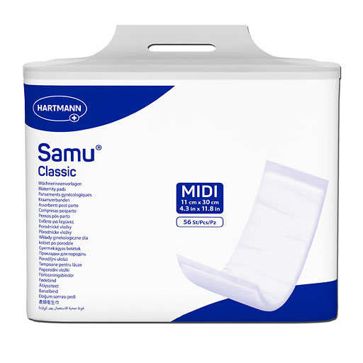 SAMU Wöchnerinnen Vorlagen Classic midi 11x30 cm