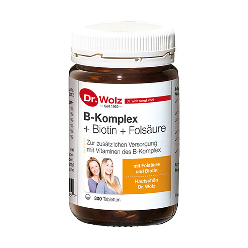 B-KOMPLEX+Biotin+Folsäure Tabletten