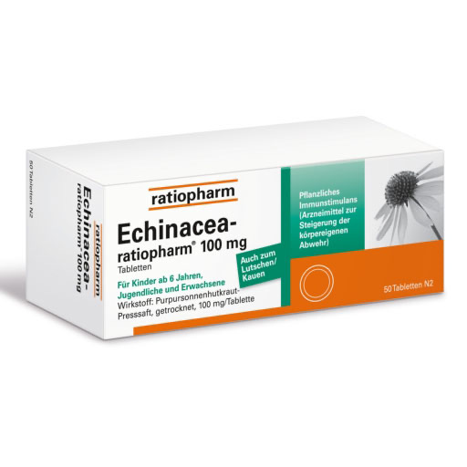 ECHINACEA-RATIOPHARM 100 mg Tabletten
