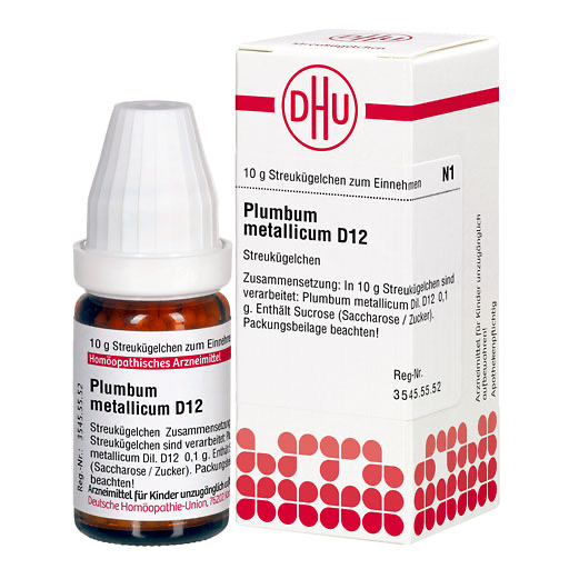 PLUMBUM METALLICUM D 12 Globuli