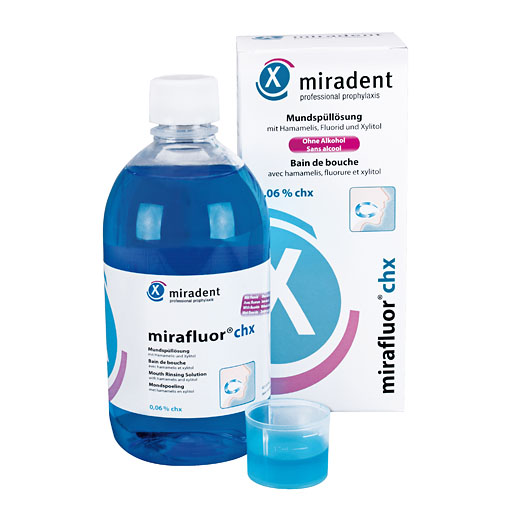 MIRADENT Mundspüllösung mirafluor CHX 0,06%