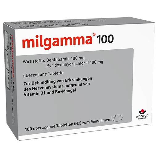 MILGAMMA 100 mg überzogene Tabletten