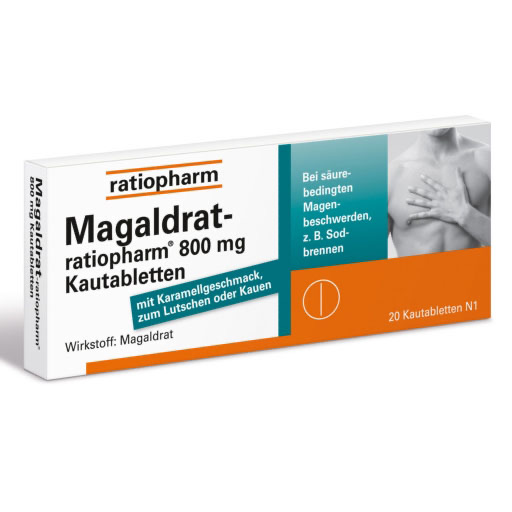 MAGALDRAT-ratiopharm 800 mg Tabletten