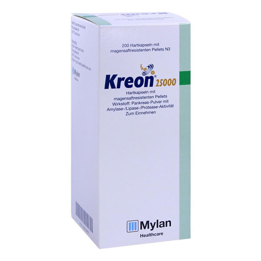 KREON 25.000 Hartkps.m.magensaftr.überz.Pellets