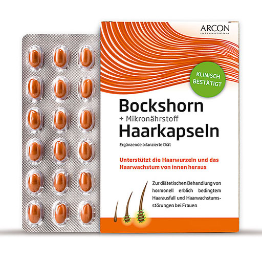 BOCKSHORN+Mikronährstoff Haarkapseln Tisane plus