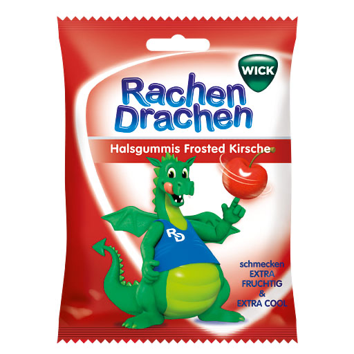 WICK RachenDrachen Halsgummis Kirsche
