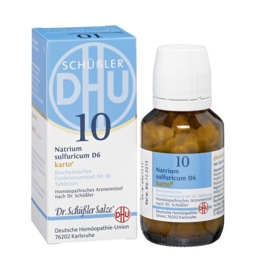 BIOCHEMIE DHU 10 Natrium sulfuricum D 6 Tab.Karto