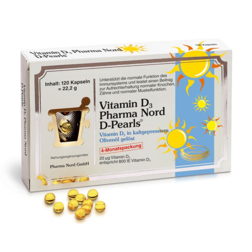 VITAMIN D3 PHARMA Nord 20 μg Kapseln
