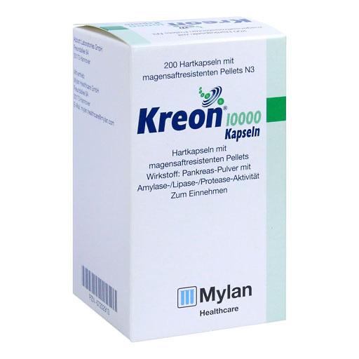 KREON 10.000 Hartkps.m.magensaftr.überz.Pellets