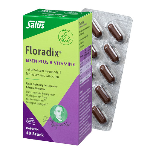 FLORADIX Eisen plus B-Vitamine Kapseln
