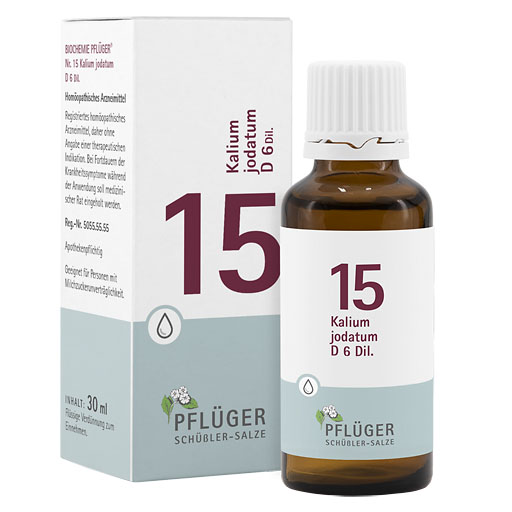 BIOCHEMIE Pflüger 15 Kalium jodatum D 6 Tropfen