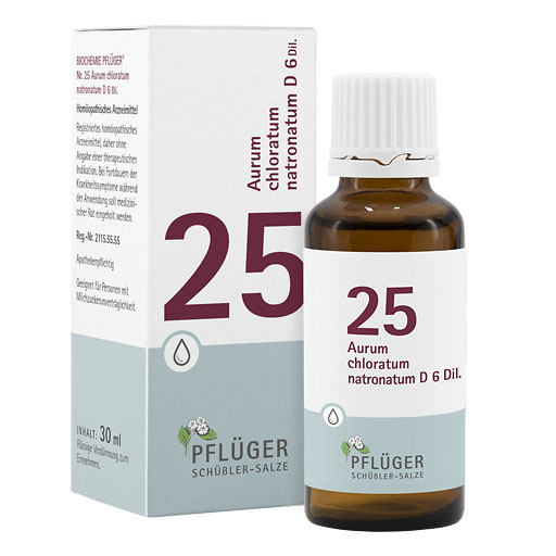 BIOCHEMIE Pflüger 25 Aurum chlorat.natron.D 6 Tro.