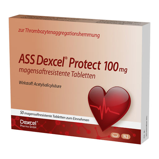 ASS Dexcel Protect 100 mg magensaftres.Tabletten