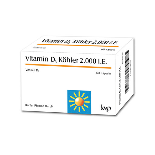 VITAMIN D3 KÖHLER 2.000 I.E. Kapseln