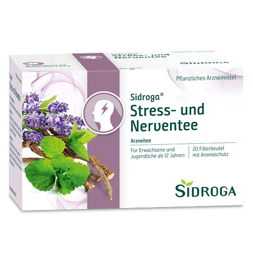 SIDROGA Stress- und Nerventee Filterbeutel