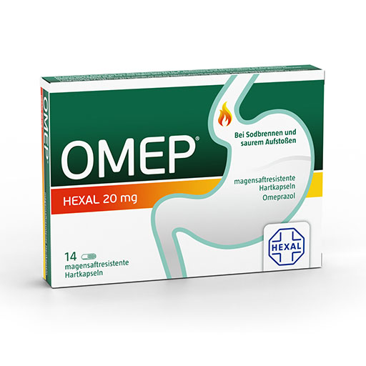 OMEP HEXAL 20 mg magensaftresistente Hartkapseln