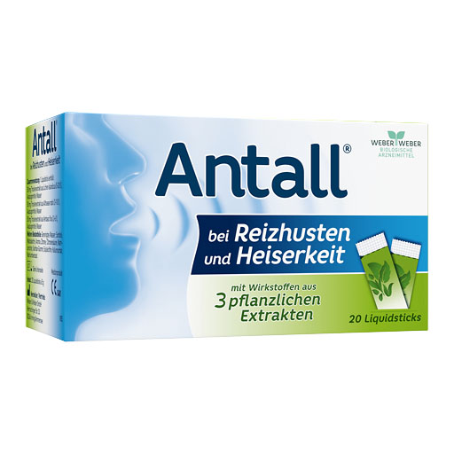 ANTALL bei Reizhusten und Heiserkeit Liquidsticks