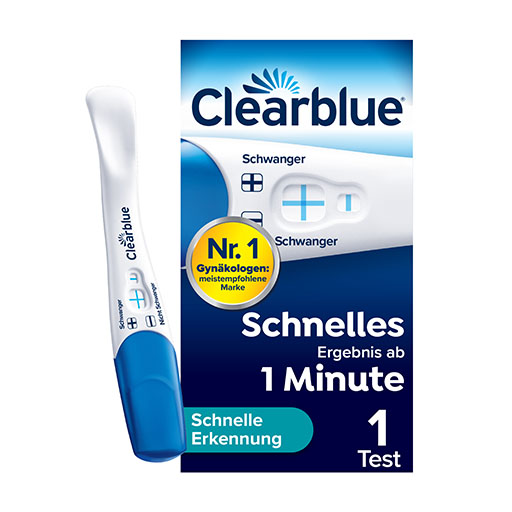 CLEARBLUE Schwangerschaftstest schnelle Erkennung