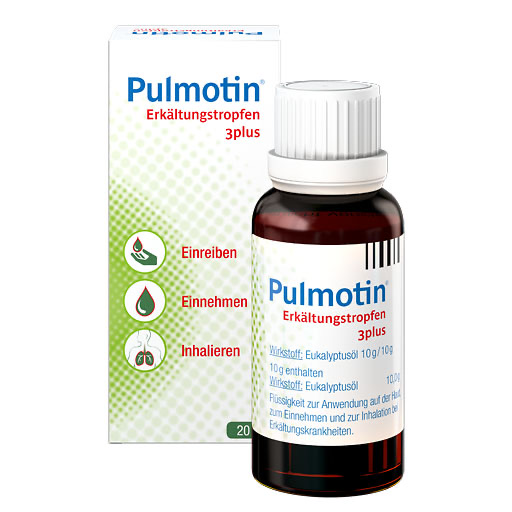 PULMOTIN Erkältungstropfen 3plus