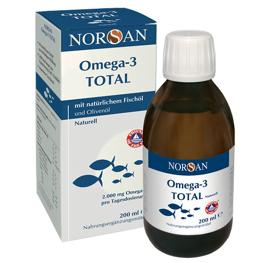 NORSAN Omega-3 Total Naturell flüssig