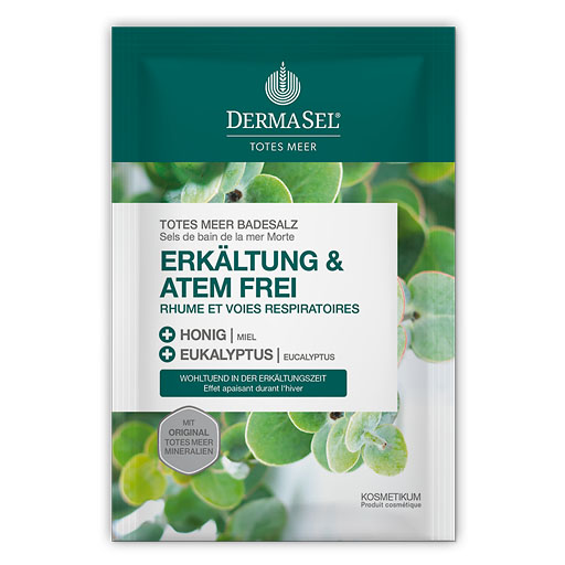 DERMASEL Totes Meer Badesalz Erkältung & Atemfrei