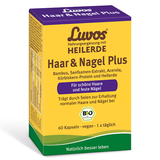 LUVOS Heilerde Bio Haar & Nagel Plus Kapseln