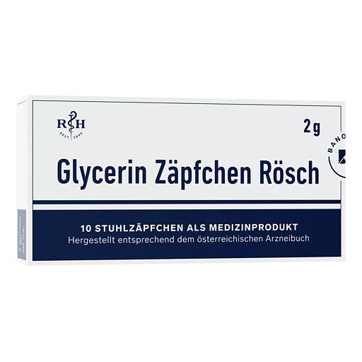 GLYCERIN ZÄPFCHEN Rösch 2 g gegen Verstopfung