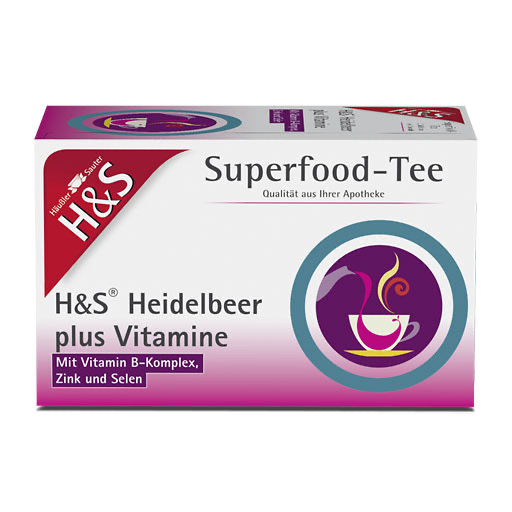 H&S Heidelbeer plus Vitamine Filterbeutel