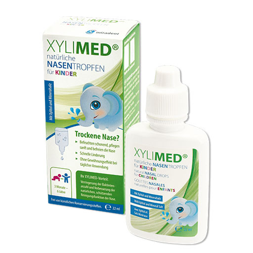 MIRADENT Xylimed Kid's natürliche Nasentropfen