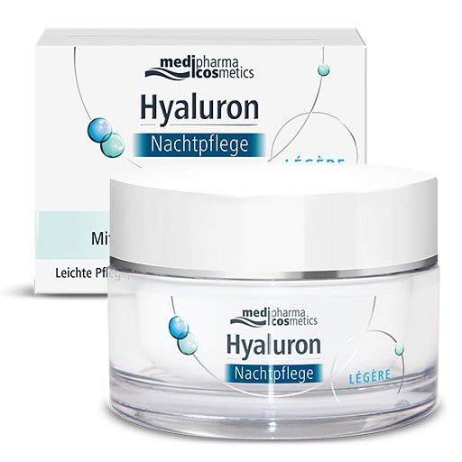 HYALURON NACHTPFLEGE legere Creme im Tiegel