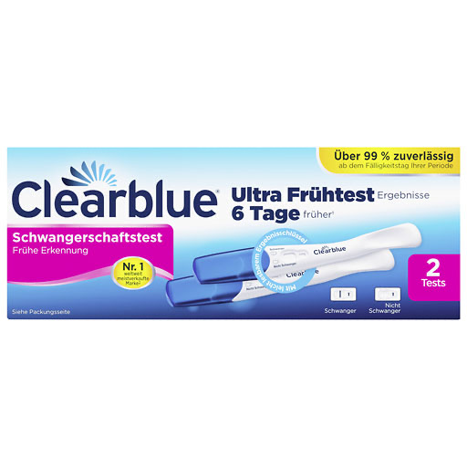 CLEARBLUE Schwangerschaftstest frühe Erkennung