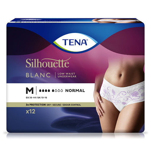 TENA SILHOUETTE Normal M blanc Inkontinenz Pants
