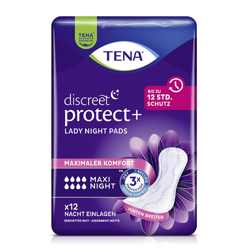 TENA LADY Discreet Inkontinenz Einlagen maxi night