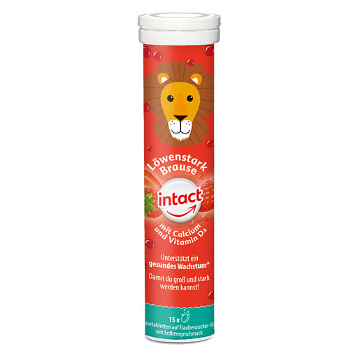 INTACT Löwenstark Brausetabletten m.Calcium