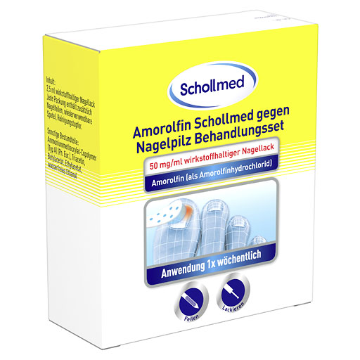AMOROLFIN Schollmed gegen Nagelpilz Behandlungsset