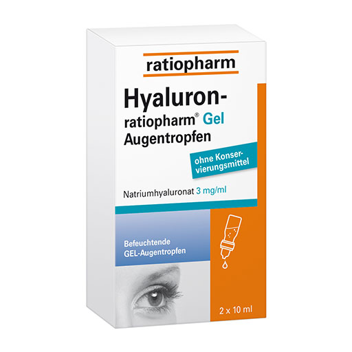 HYALURON-RATIOPHARM Gel Augentropfen