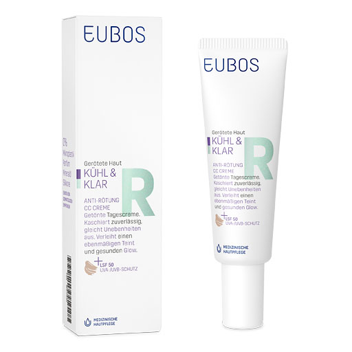 EUBOS KÜHL & KLAR Anti-Rötung CC Creme LSF 50