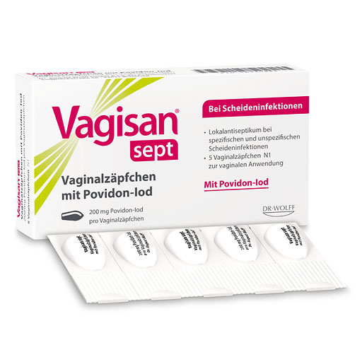 VAGISAN sept Vaginalzäpfchen mit Povidon-Iod