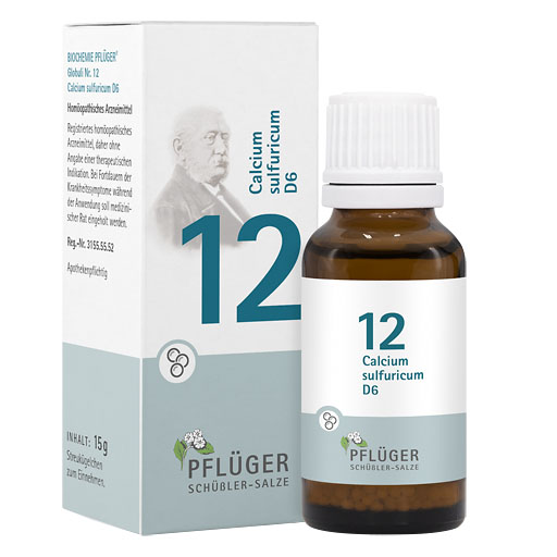 BIOCHEMIE Pflüger 12 Calcium sulfuricum D 6 Glob.