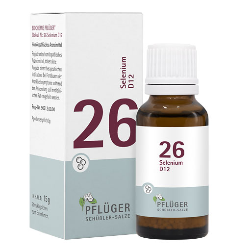 BIOCHEMIE Pflüger 26 Selenium D 12 Globuli