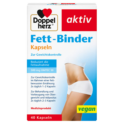 DOPPELHERZ Fett-Binder Kapseln